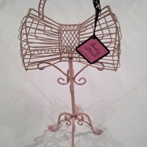 Sicura Vintage Wire & Metal Purse Shaped Display Stand Jewelry Holder 16” New